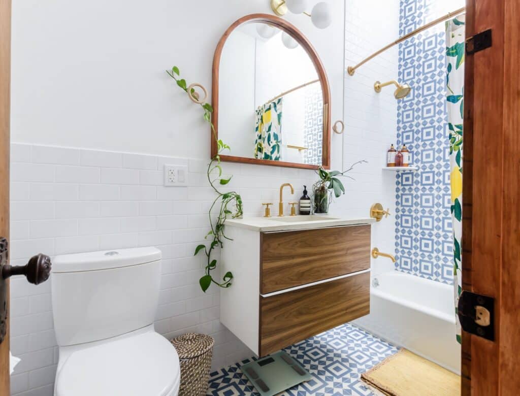salle de bains design a renover