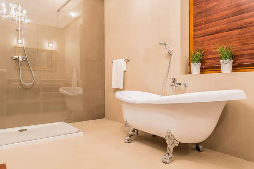 modern design of bathroom