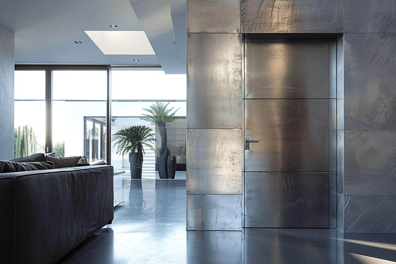 Portes intérieures en aluminium : design et durabilité