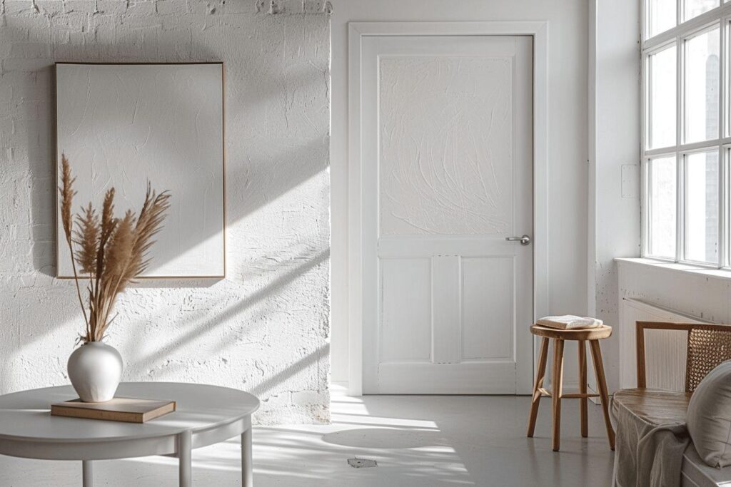 Sublimez votre déco avec une porte atelier blanc élégante