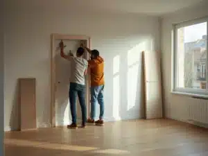 Photo porte-coulissante-rail-espace-style