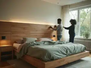 Photo tete-de-lit-160-deco-chambre