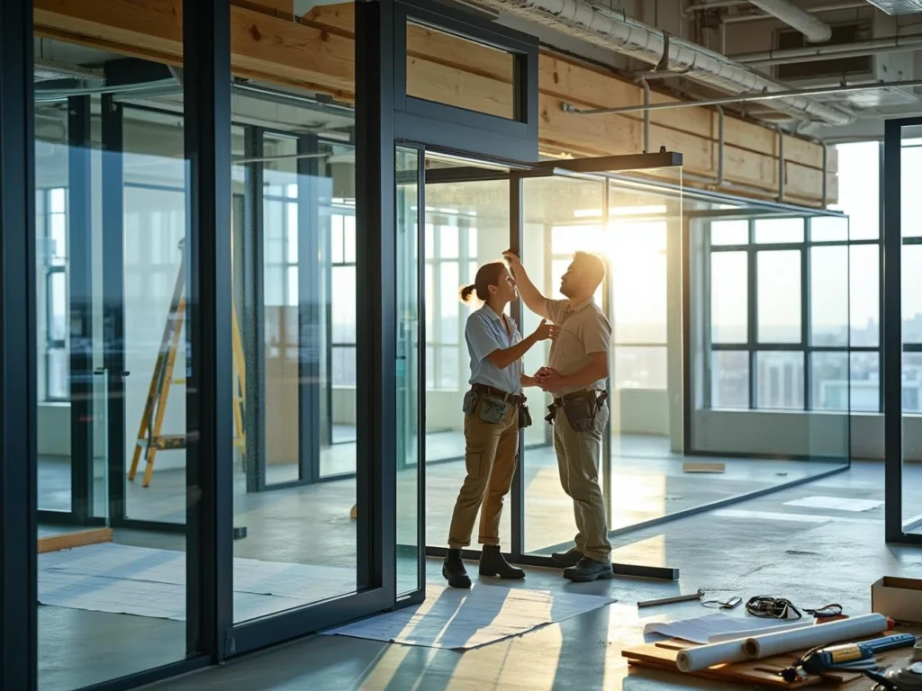 Photo cloison-modulaire-solution-agile-espaces