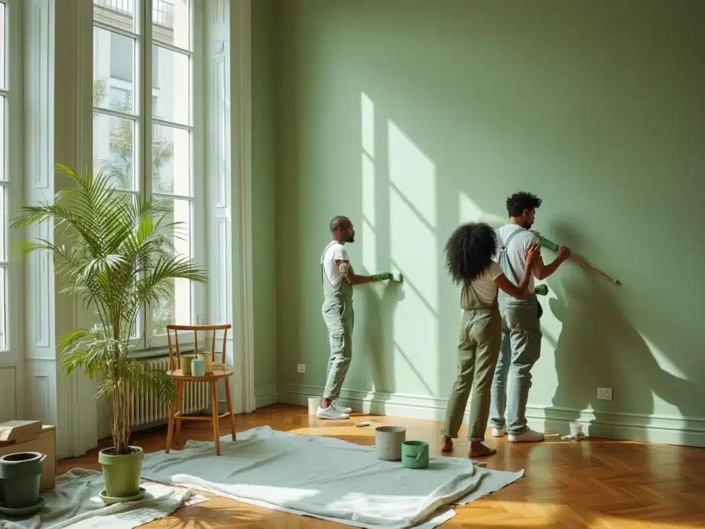 Photo nuances-vert-palette-deco-interieure