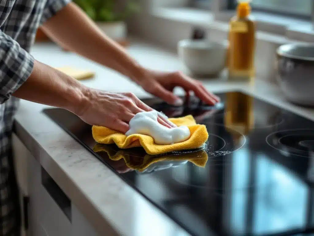 Photo nettoyer-plaque-vitroceramique