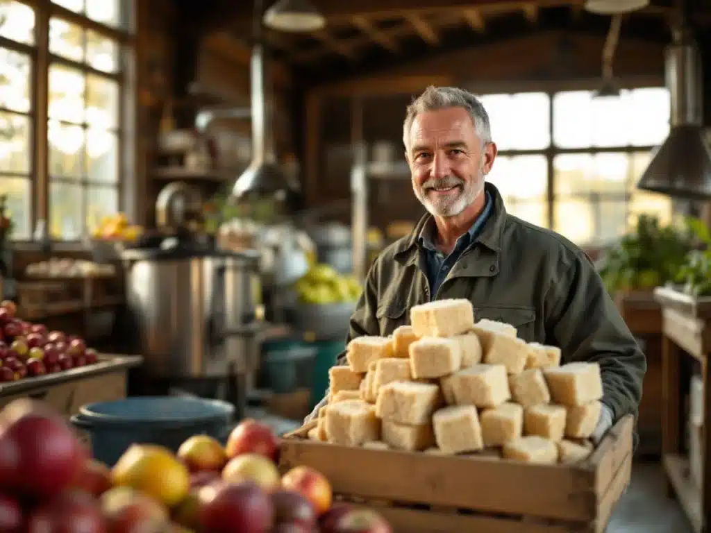 Photo chauffage-briquettes-ecologiques-dechets-cidre