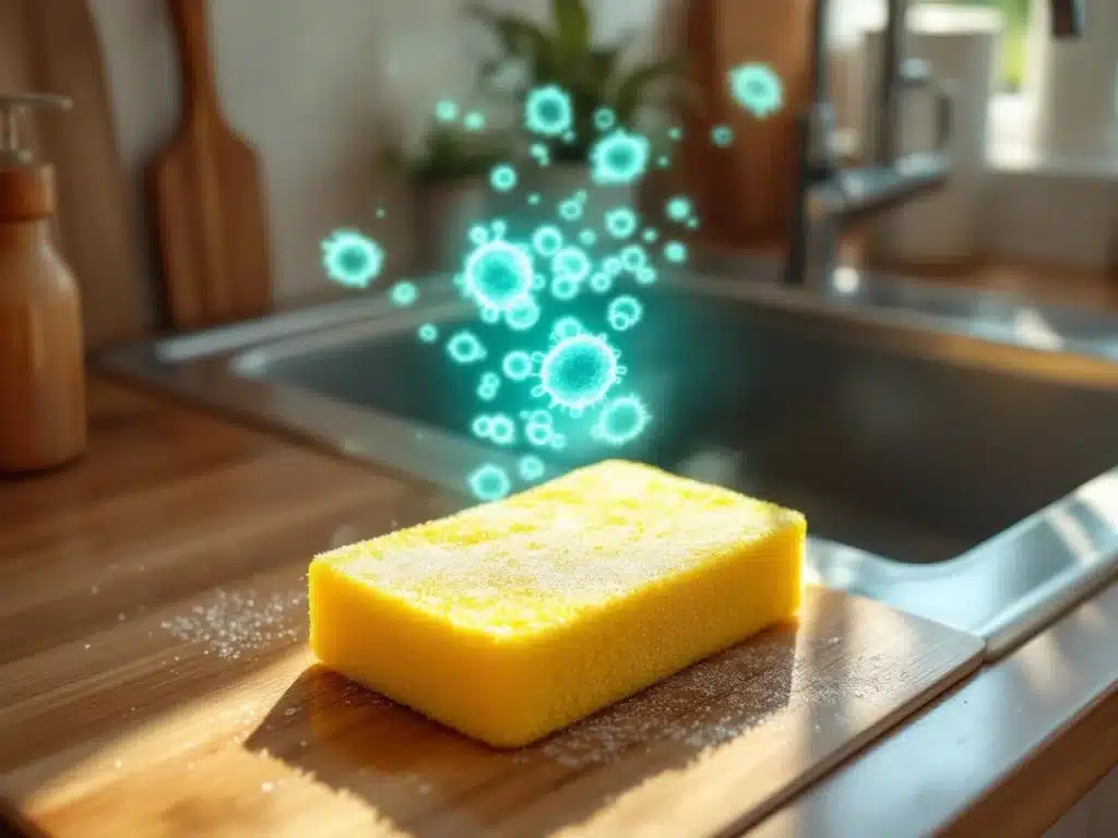 Photo eponge-cuisine-nid-microbes