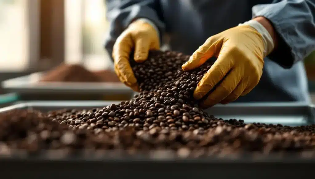 Photo granules-vegetaux-alternative-bois