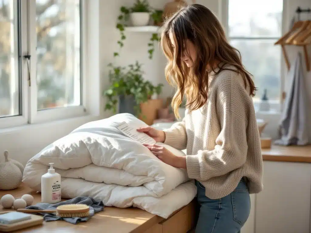 Photo nettoyer-couette-domicile-sans-effort