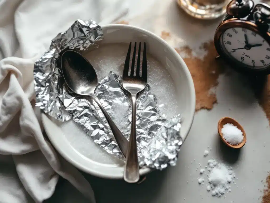 Photo nettoyer-couverts-argent-rapide