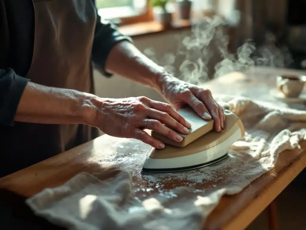 Photo nettoyer-semelle-fer-encrassee