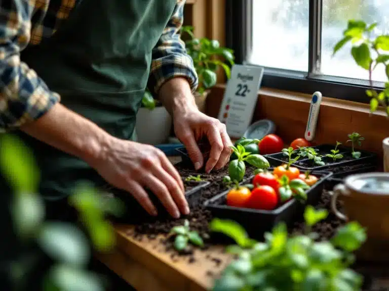 Photo potager-janvier-semer-recoltes-precoces