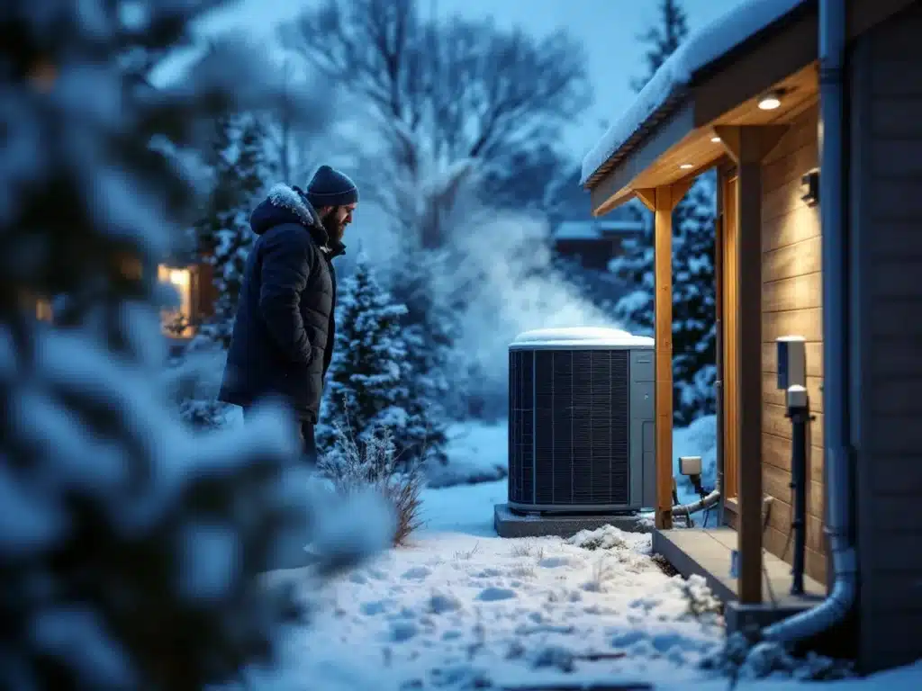 Photo proteger-pompe-a-chaleur-froid-hiver