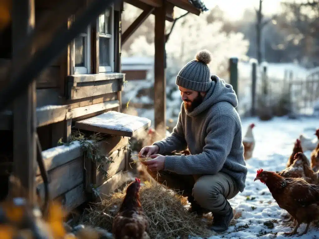 Photo proteger-poules-froid-hiver-2026