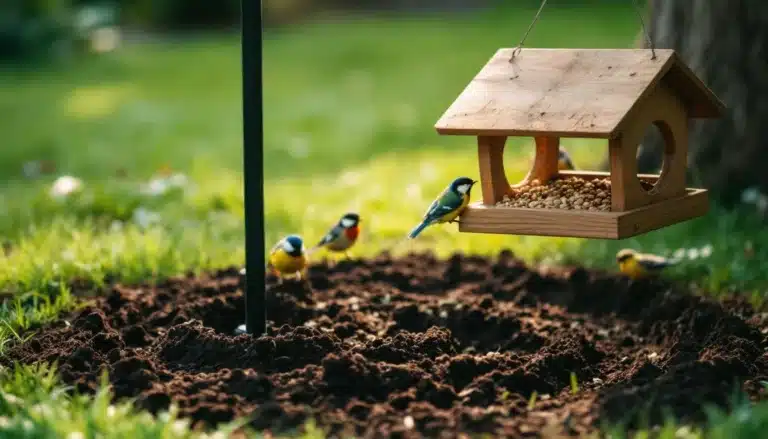 Photo cafe-moulu-mangeoires-oiseaux