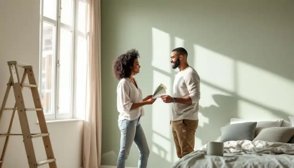 Photo chambre-deco-couleurs-apaisantes