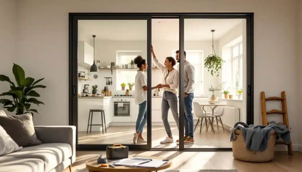 Photo cloison-verriere-porte-coulissante