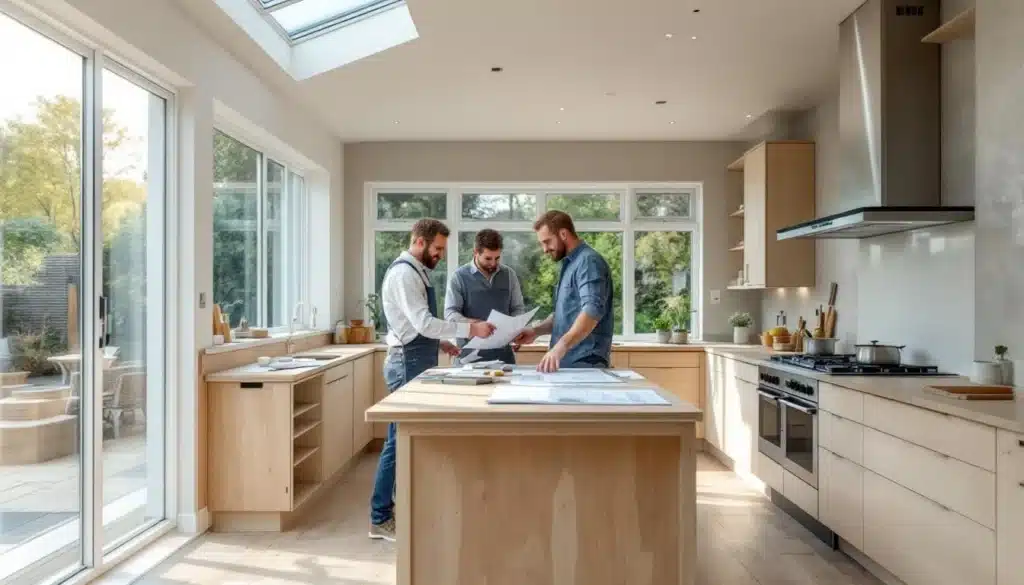 Photo cuisine-veranda-prix-amenagement