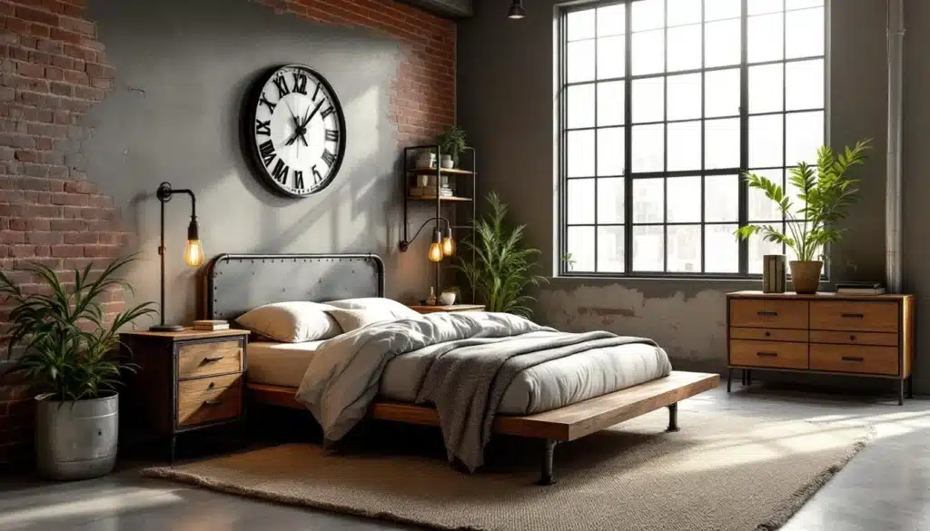 Photo deco-chambre-style-industriel
