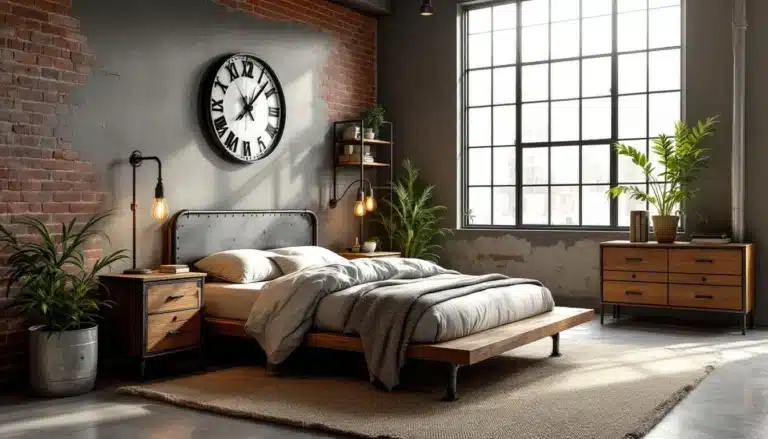 Photo deco-chambre-style-industriel
