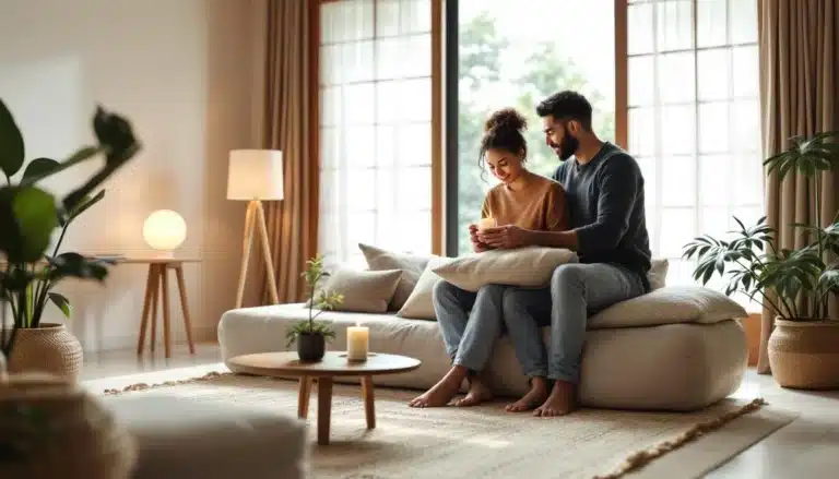 Photo decoration-zen-interieur-salon