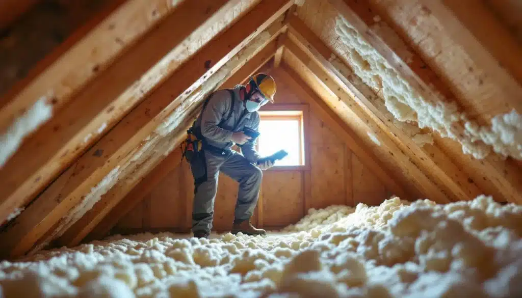 Photo isolation-combles-verifier-travaux