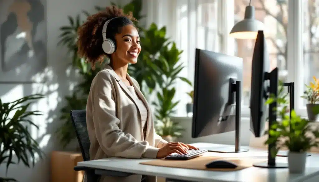 Photo materiel-teletravail-confort-bureau