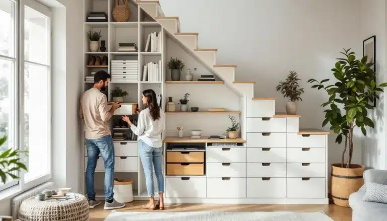 Photo meuble-sous-escaliers-gain-place