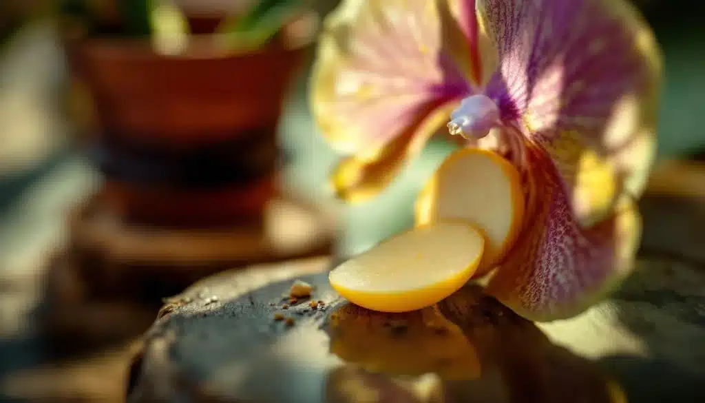 Photo orchidee-pomme-terre-refleurir