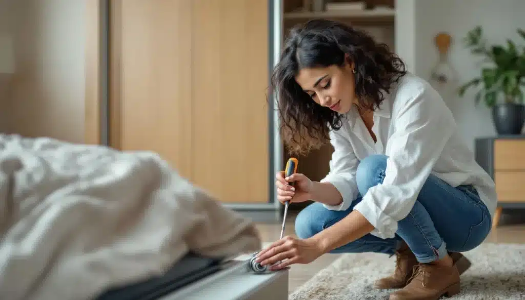 Photo roulettes-placards-coulissants-pieces-detachees