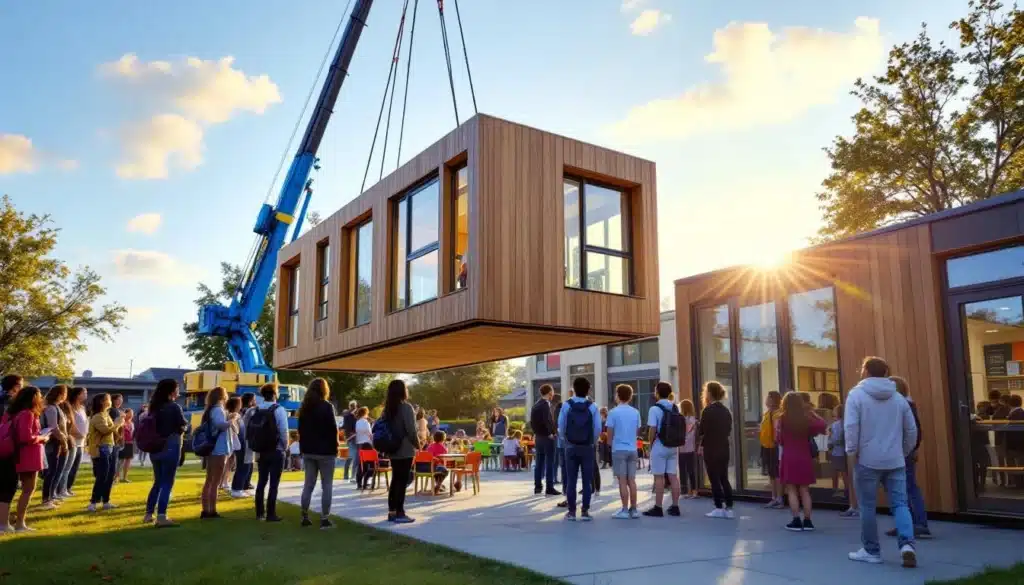 Photo salle-classe-modulaire-rapidite-flexibilite