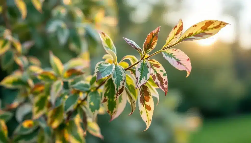 Photo saule-crevette-feuilles-brunes-causes
