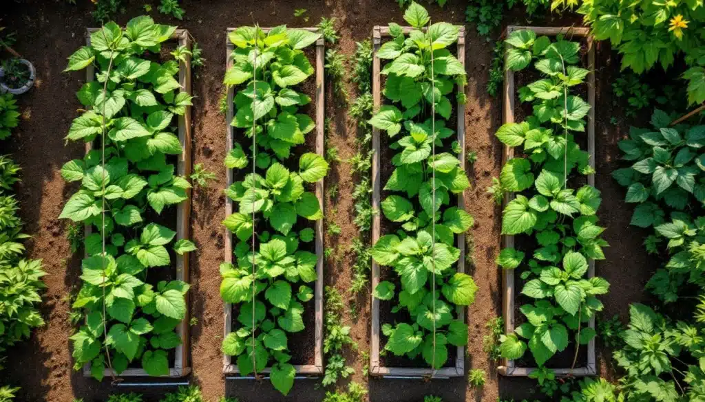 Photo distance-tomates-concombres-potager-maladies