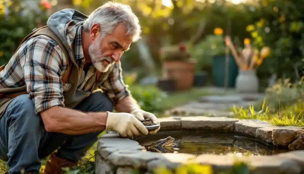Photo eloigner-crapauds-jardin-naturel
