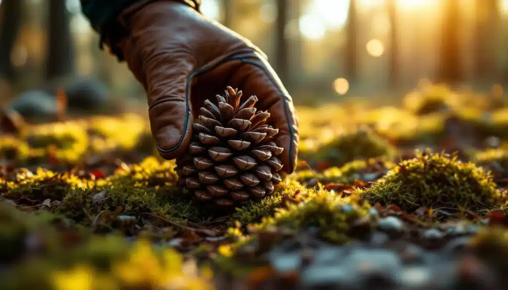 Photo pommes-pin-cueillir-secher