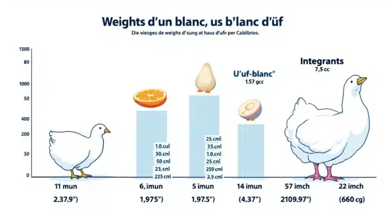 poids blanc oeuf calibre calculer macros