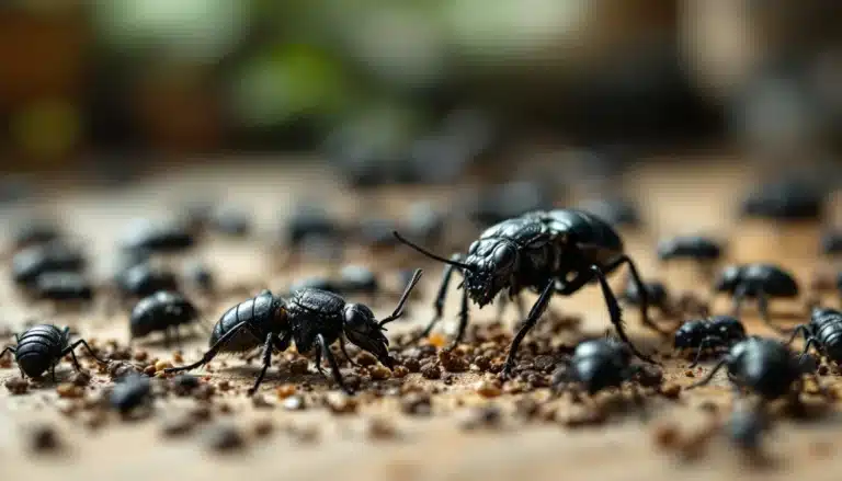 insecte noir maison identification