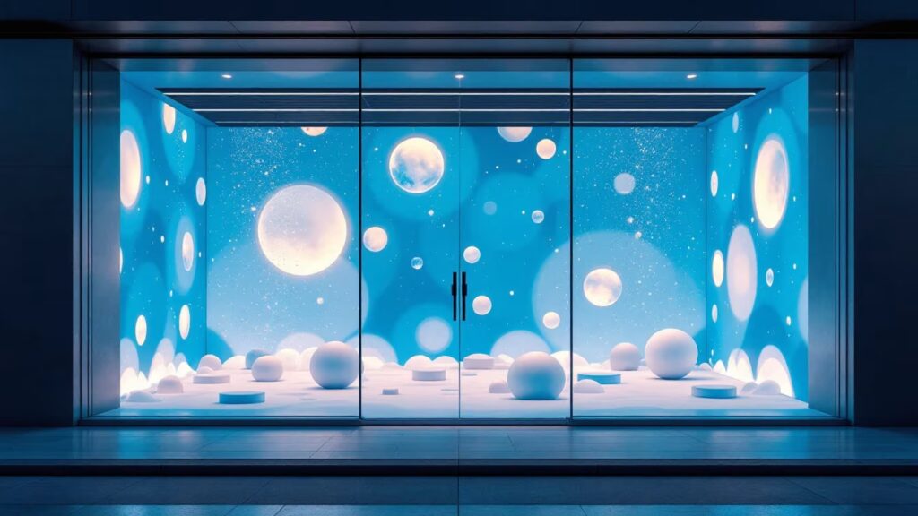 Une façade intérieure claire et des coins discrets montrent un bleu pâle cendré qui rend la zone moins accueillante pour des araignées.